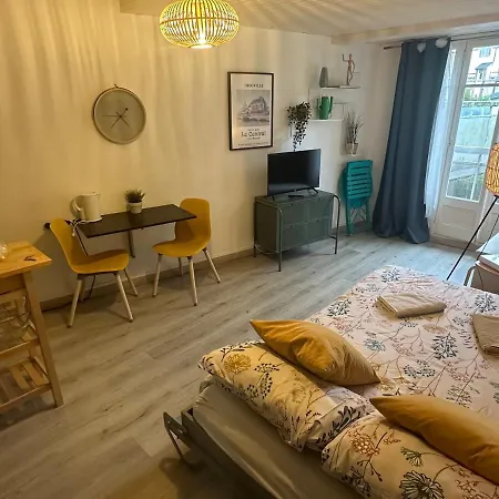 شقة Joli Studio Meuble Tout Confort Sur Mer *